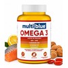 MultiBlue - Omega 3 Salmon Oil 60 Capsulas Con Aceite