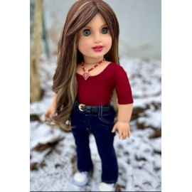 Teddy Bear 10-11 Layered Wig for 18” Dolls