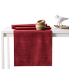 AmeliaHome Table Runner, Lotus Effect, Water-Resistant, Bordeaux Vesta, 40x120 cm