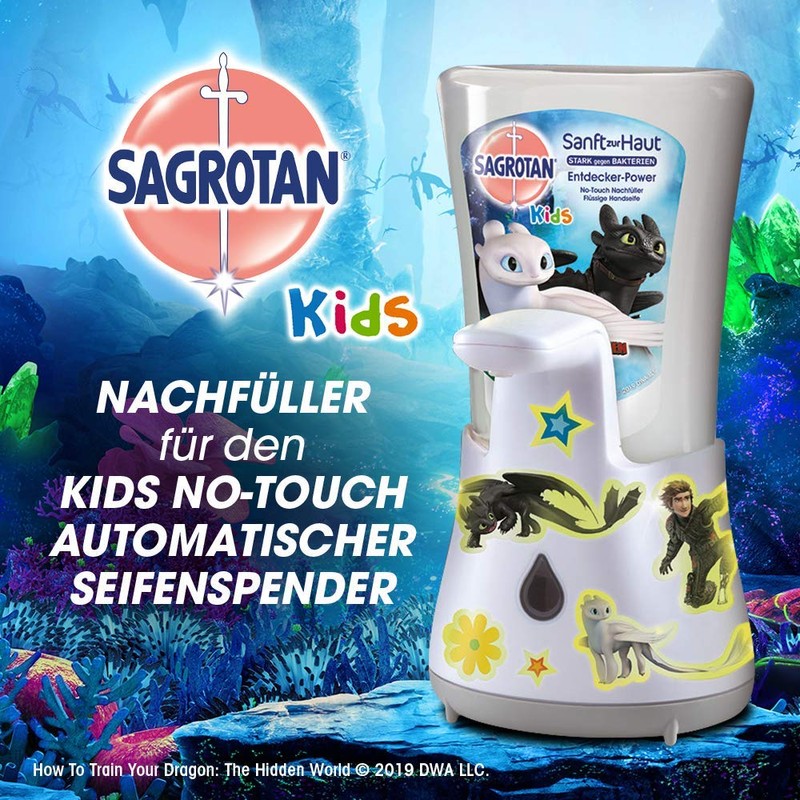 Sagrotan No-Touch Kids Refill, Entdeckerpower Aloe Vera - Automatic Soap
