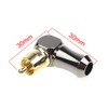 exgoofit Hi End RCA Male Plug Adapter 2-Pack Brass Right