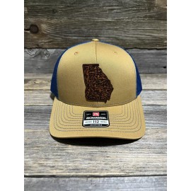 Richardson Armed Georgia Richardson Leather Patch Trucker Hat