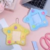 NICENEEDED 2 PCS Star Photocard Holder, 3 Inch Cute Plush