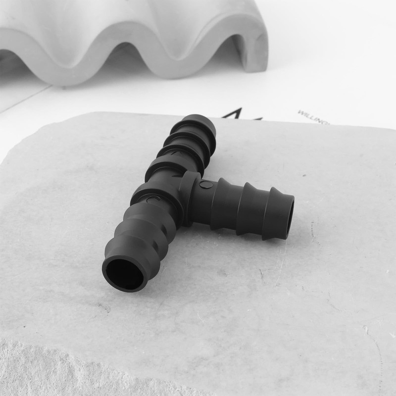 Briny River 4pcs Tee Hose Joiner Pipe Hose Pipe T-Shaped