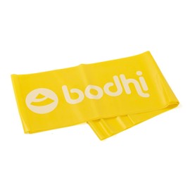 Bodhi Fitness Band, Resistance Band in 4 Strengths, Exercise Band Made of Natural Latex, Accessories for Fitness Training, Physiotherapy, Yoga & Pilates, Sports Band for Full Body Training, Yellow