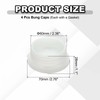 uxcell 4Pcs Bung Cap, 2 3/8'' Plastic Bung Hole Caps,