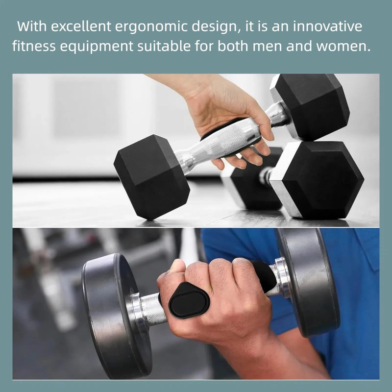 ourgle Anti-Slip Workout Grips - Ergonomic Rubber Hand Protector Gloves
