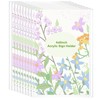 PATIKIL Acrylic Sign Holder, 9 Pack 4x6 Wall Sign Paper