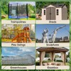 Ground Anchors Heavy Duty Mobile Home Anchor Shed Anchors Kit,