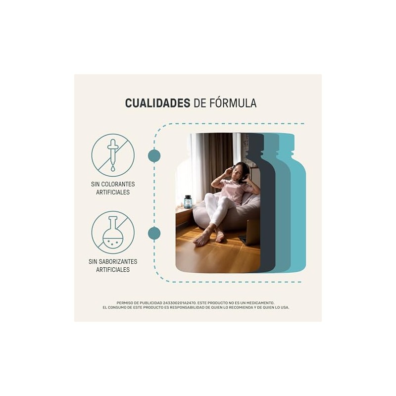 Life 360 Glicinato Magnesio 240 Cápsulas 655 Miligramos Colágeno Hidrolizado
