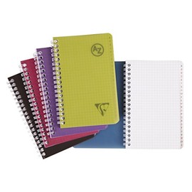 Clairefontaine Linicolor Intense 329235C Address Book Squared 110 x 170 mm 50 Sheets Assorted Colours