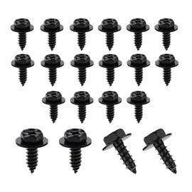 NYTKL 20PCS Fender Liner Screw Bolt, Bumper Cover Splash Shield Mud Guard Screws Replace #90159-60498, Auto Front Fender Liner Bolts for Camry Prius Tacoma Tundra Highlander ES GS
