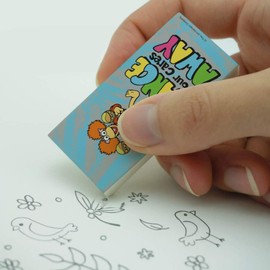 Cartoon Dance Your Cares Aware Fraggle Rock Red Eraser Set of 2