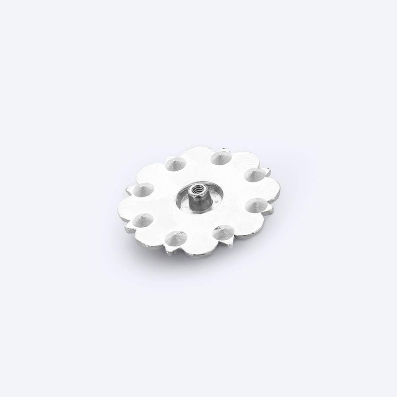 xinqida Flower Rhinestone Conchos Crystal Leathercraft Conchos with Screws Back，12
