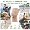 NIKISHAP 1 Pair Gel Knee Pads for Figure Skating &