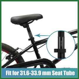 Motoforti 31.6 to 33.9mm Bicycle Bike Seat Post Tube Adapter Reducing Sleeve Long-lasting