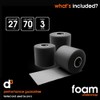 d3 Foam Underwrap 70mm x 27m Pre-Tape Wrap Black (3