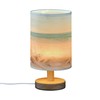 Mnsruu Small Table Lamp for Bedroom Seashells on Tropical Beach