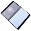 GARASANI PU Leather Business Card Organizer Book Holder, Portable Binder