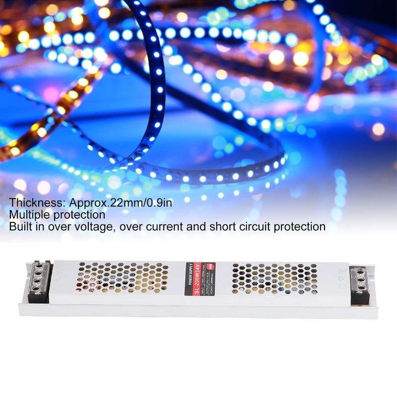 24V Power Supply Transformer 200W Ultra Thin LED Driver Beehive