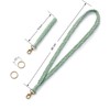 Aoksunova Pack of 2 Key Rings Macrame Bracelet Lanyard Women