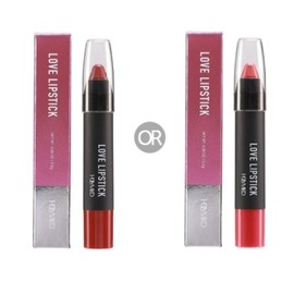 [Holy Mico] 1 type of Love Lipstick (Choose 1 between Rosy Pink and Vintage Red) / [홀리미코] 러브 립스틱 1종(로지핑크빈티지 레드 중 택1)