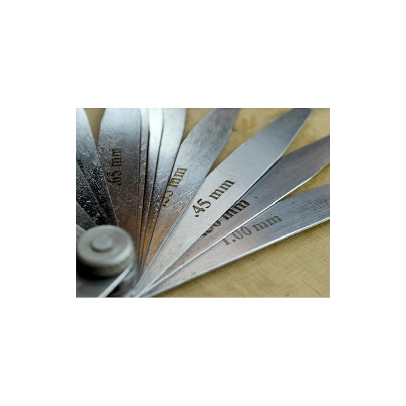 Faithfull FAIAUFEELER Metric Feeler Gauge - 20 Blade 0.05-1.00mm