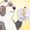 Mr. & Mrs. Panda Wooden Coaster Running Reality Escape Gift
