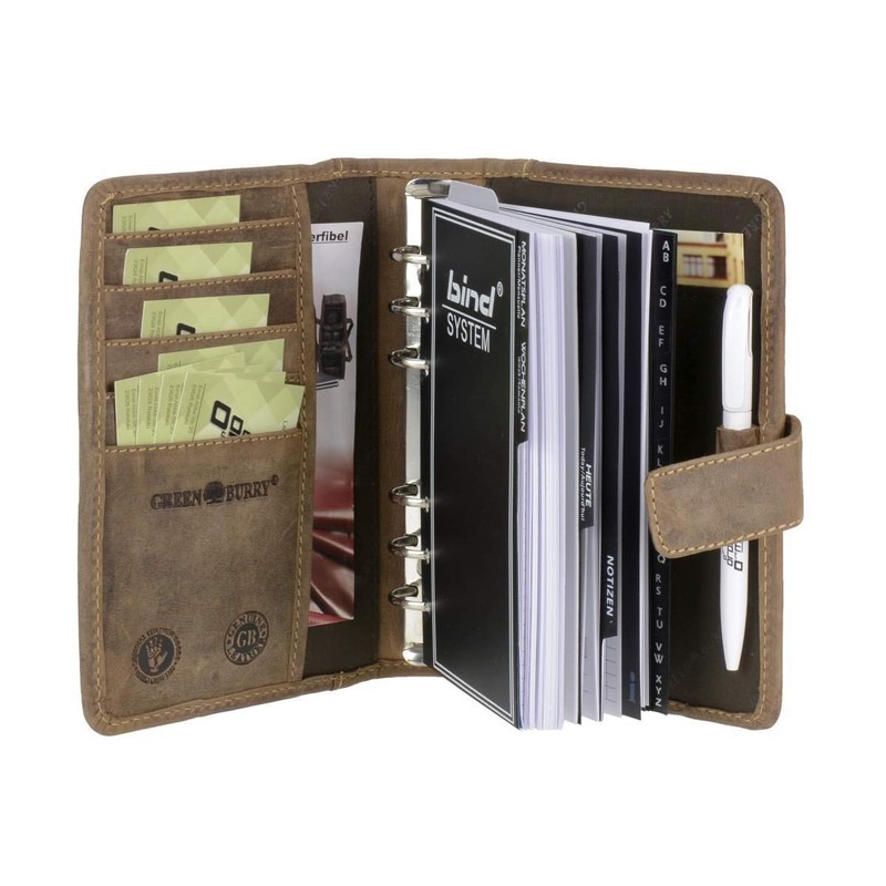 Greenburry A6 Leather Diary (14 x 19.5 cm) Brown Vintage