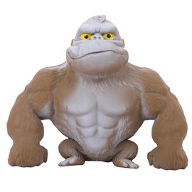 WAYFENGLI Super Stretchy Gorilla Fidget Toy, Squishy Monkey Squeeze Toy, Splat Maxi Kong, Sensory and Fidget Toy for Kids and Adults, Fun Gift for Fidgeters, Ideal Gift for Kids (Brown)