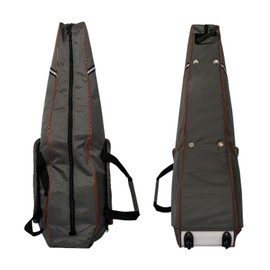 TBQATNTS Fencing Suit Holdall - Pull Rod Bag with Wheels, Foil/Epee/Saber Mask and Fencing Suit Compatible, Gray