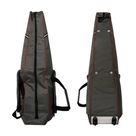 TBQATNTS Fencing Suit Holdall - Pull Rod Bag with Wheels, Foil/Epee/Saber Mask and Fencing Suit Compatible, Gray