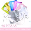 50 Pares Parches 50 Cepillos Glitter 100 Microbrush Pestañas