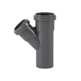 Ostendorf HTsafe Branch DN 50/40 mm 45 Degree HT Pipe