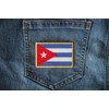 Cuba Flag Patch - 3x2 inch - Embroidered Iron on