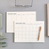 Weekly Planner/Monthly Plan Pad, Tear Off Things to Do Notepad