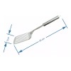 Lion Tools 3 Volteador Ranurado De Acero Inoxidable 33cm Espátula