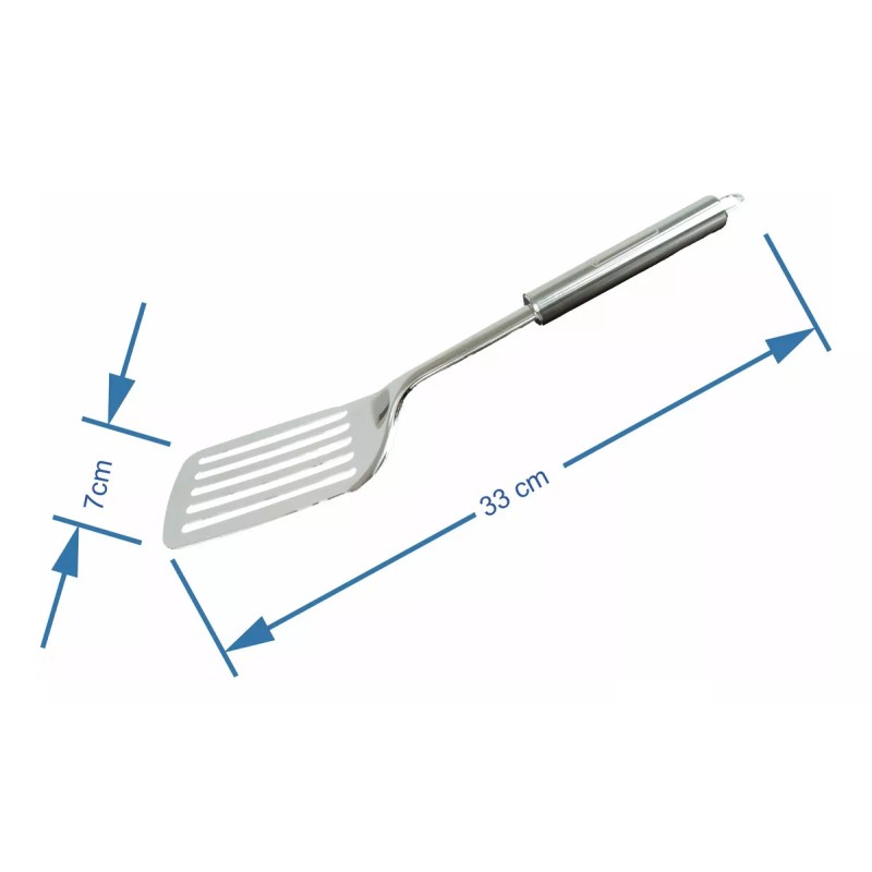 Lion Tools 3 Volteador Ranurado De Acero Inoxidable 33cm Espátula