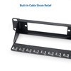 Cable Matters Rackmount 1U 19” Blank Fiber Patch Panel with