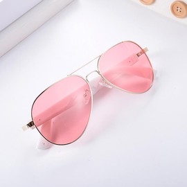 Smart Glasses Wireless Bluetooth Call Music Outdoor Sunglasses Anti-Blue Eyeglasses - Color: Pink