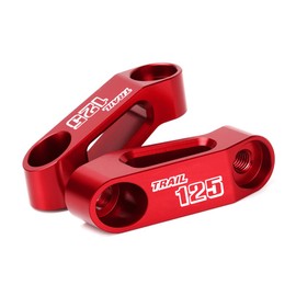 Goxmoto Motorcycle Rear View Mirror Mount Risers Extenders Compatible With Honda Trail 125 2021 2022 2023 2024 2025 CT125 Hunter Cub Rearview Mirror Adapter Trail125 CT 125 Accessories (Red)