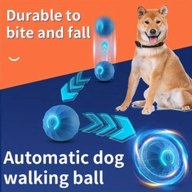 Ball for Cats Dogs,Dog Self Rolling Ball,Moving Interactive Dog Toy,Smart Self-Moving Ball with 2 Modes,Active Moving Pet Plush Toy,Elec/tric Intelligent Teasing Cat Ball,Interactive Rolling Dog Toys