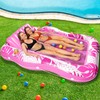 Inflatable Tanning Pool Lounger Float for Adults, 59"x 78.7" Extra