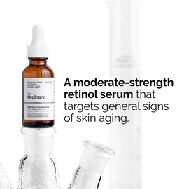 The Ordinary The Ordinary Retinol 0.5% in Squalane, Intermediate Retinol Serum for the Face That Is Anti-Aging and Skin Smoothing, 1 Fl Oz