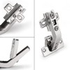 Probrico Cabinet Hinges(5 Pair), Full Overlay Hinges for Wardrobe, 135
