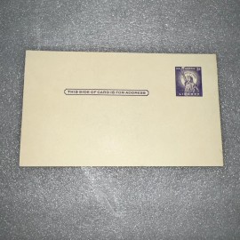 Rare Statue of Liberty 3 Cent Blank Vintage Unused Post Card B5