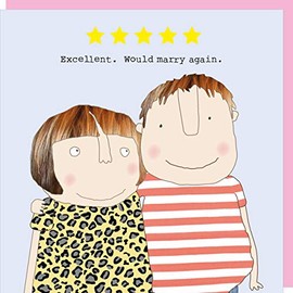 Rosie Made A Thing Five Star Would Marry Again Card Humour Greeting Cards GF249