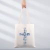 JNIAP Beachy Christian Tote Bag Christian Gift Mightier Than The