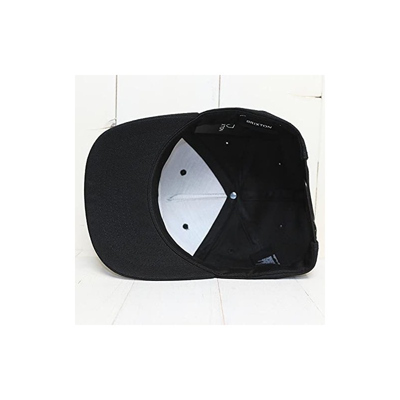BRIXTON CREST C MP SNAPBACK CAP Snapback Cap Hat, Black