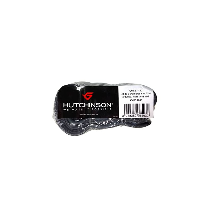 Hutchinson Inner Tube Black 700X37 à 50